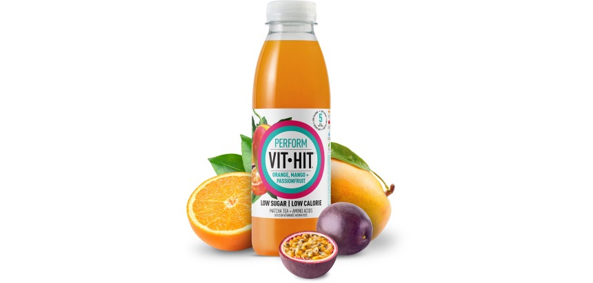 Vit Hit boisson vitaminée Perform, bouteille de 50 cl, paquet de 12 pièces