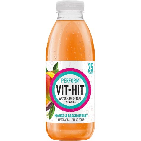 Vit Hit vitaminedrank Perform, flesje van 50 cl, pak van 12 stuks