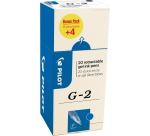 Pilot G-2 fine gel ink roller pen, blue, special offer of 16 + 4 pieces