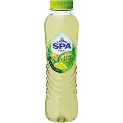 Spa Fruit Still lime-ginger, fles van 40 cl, pak van 24 stuks