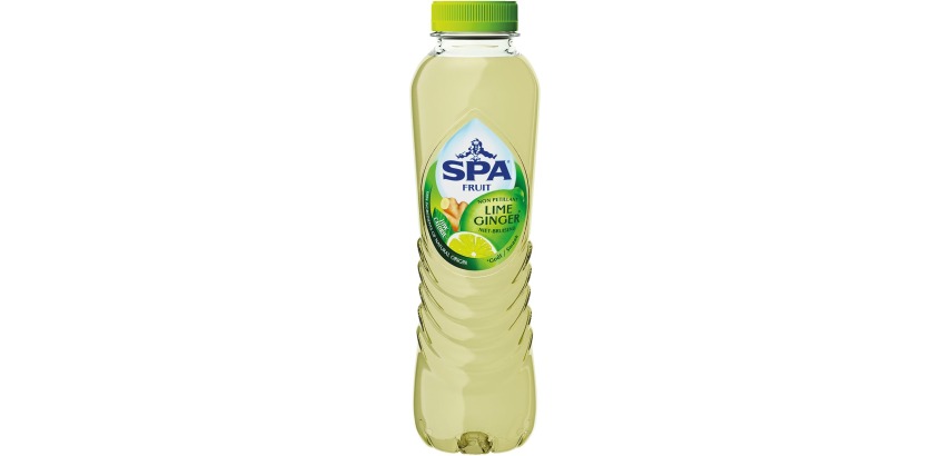 Spa Fruit Still lime-ginger, fles van 40 cl, pak van 24 stuks