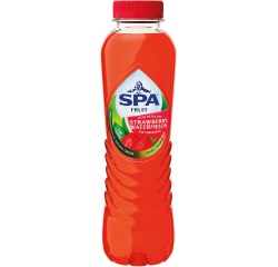 Spa Fruit Still Strawberry-watermelon, bouteille de 40 cl, paquet de 24 pièces