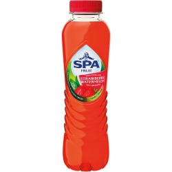 Spa Fruit Still Strawberry-watermelon, bouteille de 40 cl, paquet de 24 pièces