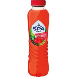 Spa Fruit Still Strawberry-watermelon, bouteille de 40 cl, paquet de 24 pièces