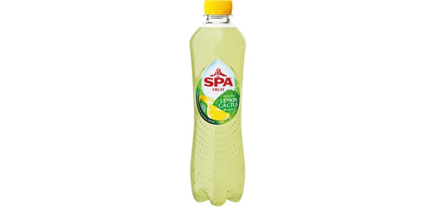 Spa Fruit Sparkling lemon-cactus, bouteille de 40 cl, paquet de 24 pièces