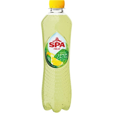 Spa Fruit Sparkling lemon-cactus, fles van 40 cl, pak van 24 stuks