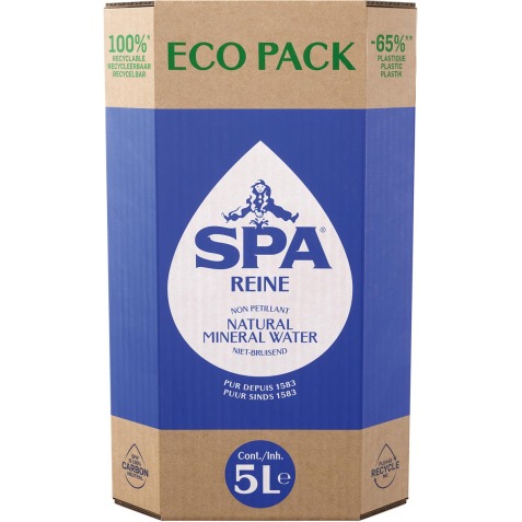 Spa Reine eau, non pétillant, eco pack de 5 l