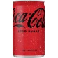Coca-Cola Zero frisdrank, mini blik van 15 cl, pak van 24 stuks