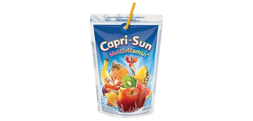 Capri-Sun jus de fruits Multivitamin, poche de 200 ml, paquet de 10 pièces