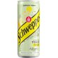 Schweppes Lemon Tonic frisdrank, sleek blik van 33 cl, pak van 24 stuks