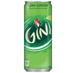 Gini boisson rafraîchissante, canette de 33 cl, paquet de 24 pièces