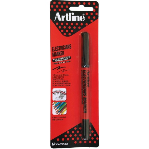 Artline marker Electricians, zwart