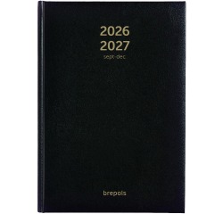 2024-2025 Brepols Bretime Lima 16 Monate 7 Tage/2 Seiten schwarz