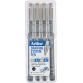 Fineliner Drawing System etui van 4 stuks: 0,1 - 0,3 - 0,5 en 0,7 mm