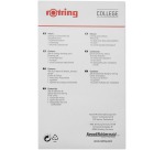 Rotring college set of 9 Isograph 0.25 mm/ 0.35 mm/ 0.5 mm