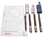 Rotring college set of 9 Isograph 0.25 mm/ 0.35 mm/ 0.5 mm