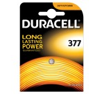 Pile bouton Duracell 377 oxyde d’argent Ø6,8mm 1,5V-18mA