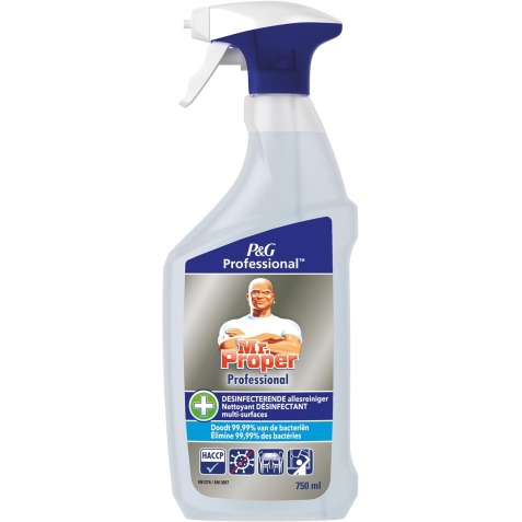 Mr. Proper desinfecterende allesreiniger, spray van 750 ml