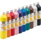 Creall gouache au doigt Happy, set de 10 flacons de 750 ml en couleurs assorties