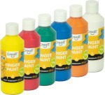 Creall finger paint Happy, set of 6 bottles of 250 ml in assorted colors