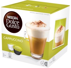 Kaffeekapseln Nescafé Dolce Gusto Cappuccino - Box mit 16 Kapseln für 8 Tassen
