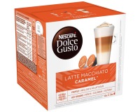Capsules de café Nescafé Dolce Gusto Latte Macchiato Caramel - Boîte de 16