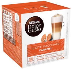 Kaffeekapseln Nescafé Dolce Gusto Latte Macchiato Karamell - Box mit 16