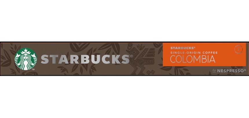 Starbucks by Nespresso koffiecapsules, So colombia, pak van 10 stuks