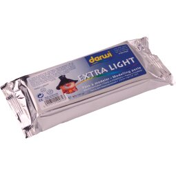 Darwi Extra Light pâte à modeler, paquet de 160g, blanc
