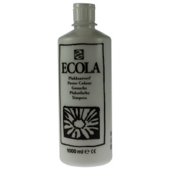 Talens Ecola gouache flacon de 1000 ml, blanc