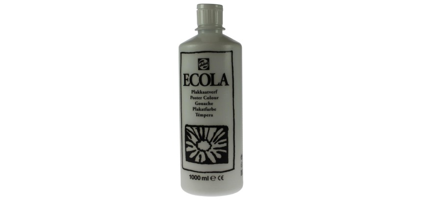 Talens Ecola gouache flacon de 1000 ml, blanc