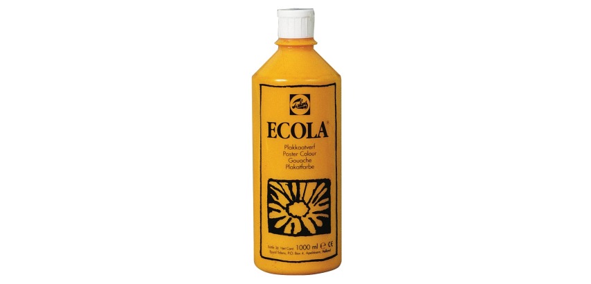 Talens Ecola gouache flacon de 1000 ml, jaune