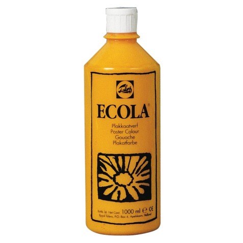 Talens Ecola gouache flacon de 1000 ml, jaune