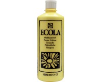 Talens Ecola plakkaatverf flacon van 1000 ml, citroengeel