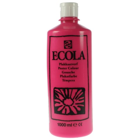 Talens Ecola gouache flacon de 1000 ml, rose tryrien (magenta)