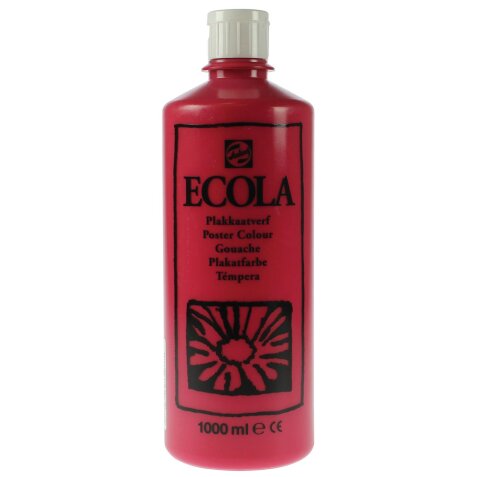 Talens Ecola gouache flacon de 1000 ml, carmin