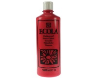 Talens Ecola plakkaatverf flacon van 1000 ml, scharlaken