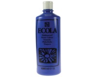 Talens Ecola plakkaatverf flacon van 1000 ml, donkerblauw