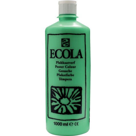 Talens Ecola gouache flacon de 1000 ml, vert clair