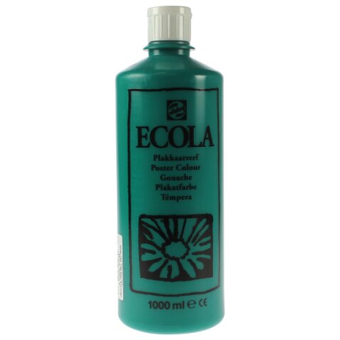 Talens Ecola gouache flacon de 1000 ml, vert foncé