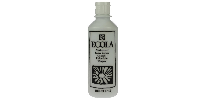 Talens Ecola Gouache 500 ml Flasche, Weiß