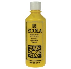 Talens Ecola gouache flacon de 500 ml, jaune