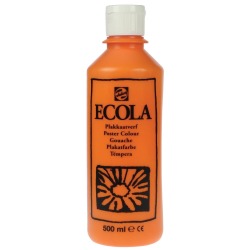 Talens Ecola gouache flacon de 500 ml, orange