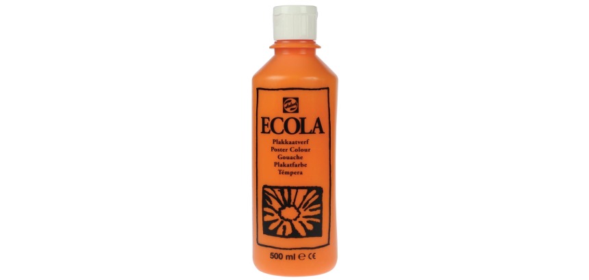Talens Ecola gouache flacon de 500 ml, orange