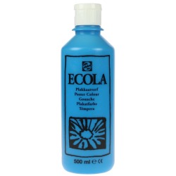 Talens Ecola gouache flacon de 500 ml, bleu clair