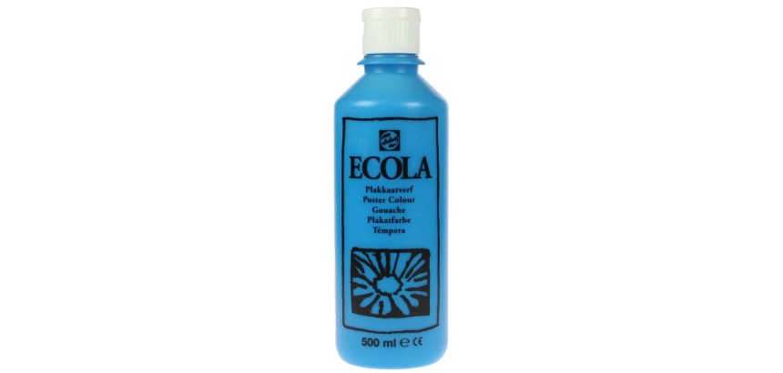 Talens Ecola gouache bottle of 500 ml, light blue