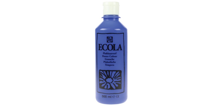 Talens Ecola gouache bottle of 500 ml, dark blue
