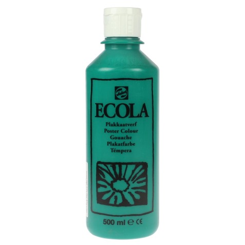 Talens Ecola gouache flacon de 500 ml, vert foncé