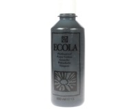 Talens Ecola gouache flacon de 500 ml, noir
