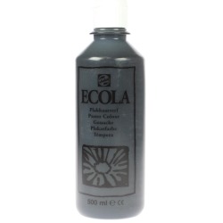 Talens Ecola gouache flacon de 500 ml, noir